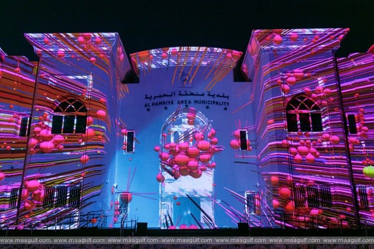 Sharjah Light Festival Paints Works of Art over Khorfakkan and Kalba Landmarks